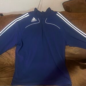 Adidas fleece quarter zip up